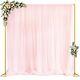 10ft X 10ft Backdrop Stand Heavy Duty With Base, Gold Portable Adjustable Pip
