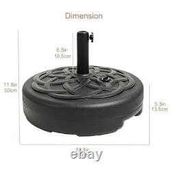112 lb Heavy Duty Water Fillable Base Stand for Patio Outdoor 112lb Bronze