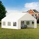 20x20ft Car Canopy Heavy Duty Gazebo Wedding Party Tent Garage White Outdoor