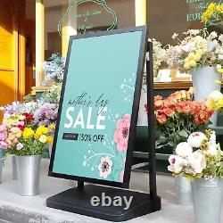 24x36 Heavy-Duty Outdoor/Indoor Water Filled Base Windproof Sign Poster Holder