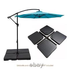 256 lb Heavy Duty Base Weights Stand for Offset Cantilever Outdoor Patio 256lb