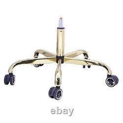 28 Inch Office Chair Metal Base Replacement Heavy Duty Computer Chair Gold