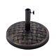 31 Lb Round Heavy Duty Base Stand For Outdoor Patio Market Table 31lb