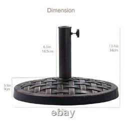 31 lb Round Heavy Duty Base Stand for Outdoor Patio Market Table 31lb