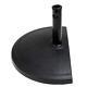 33 Lb Half Round Heavy Duty Base Stand For Outdoor Patio Market Table Umbrell