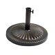 40 Lb Heavy Duty Round Base Stand For Patio Outdoor Market Table 40lb Black