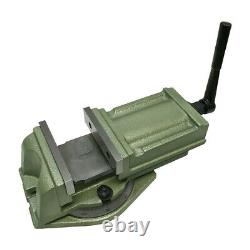 5'' Heavy Duty Milling Vise With Swivel Base 360-Degree Rotation