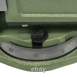 5'' Heavy Duty Milling Vise With Swivel Base 360-Degree Rotation