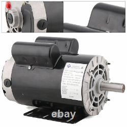 5HP Air Compressor Electric Motor 3450RPM Single Phase 7/8 Shaft Heavy Duty New