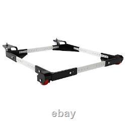 600lbs Adjustable Mobile Base Heavy Duty Rectangular Mobile Base with Wheels