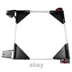 600lbs Adjustable Mobile Base Heavy Duty Rectangular Mobile Base with Wheels