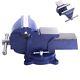 8 Heavy Duty Table Vice Bench Vise With 360° Swivel Base Precision Cast Steel