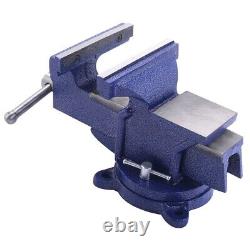 8 Heavy Duty Table Vice Bench Vise with 360° Swivel Base Precision Cast Steel