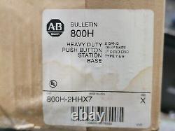 ALLEN-BRADLEY 2-Gang Heavy Duty Push Button Station Base 800H-2HHX7
