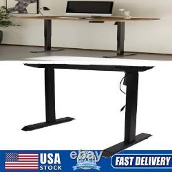 Adjustable Desk Frame 120KG Load Bearing Heavy Duty Electric Standing Table Base