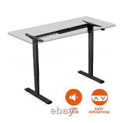 Adjustable Desk Frame 120KG Load Bearing Heavy Duty Electric Standing Table Base