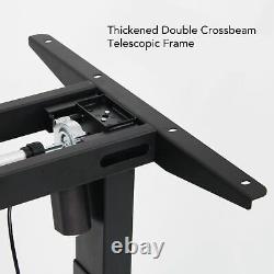 Adjustable Desk Frame 120KG Load Bearing Heavy Duty Electric Standing Table Base