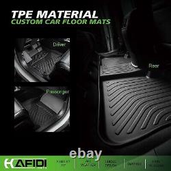 All Weather 3D Molded Floor Mats Carpets Cargo Liner TPE For 22-24 Genesis GV70