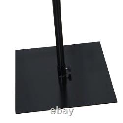 BLACK 10 x 10 ft Photo Backdrop Heavy Duty Stand Kit with Weighted Steel Base