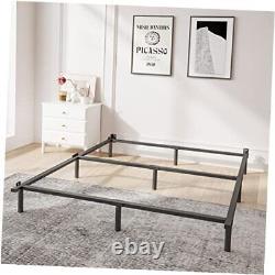 Bed Frame, 9 Inch Heavy Duty Base for Box Spring, 9-Leg Queen Bedframe