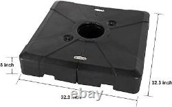 Cantilever Umbrella Base with Wheels Heavy Duty Weights 120KG Offset Umbrellas