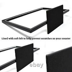 Countertop Flat Base Sign Holder, Low Profile Heavy Duty Metal Sign Holder 7x11