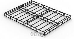 EMODA 5 Queen Size Bed Base, 3000 lbs Heavy Duty Metal Mattress Foundation, Fab