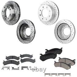 Front & Rear Brake Disc Rotors and Pads Kit for Chevy Suburban Yukon 2500 GMC XL