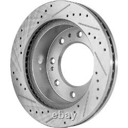 Front & Rear Brake Disc Rotors for Chevy Chevrolet Silverado 2500 HD Heavy Duty