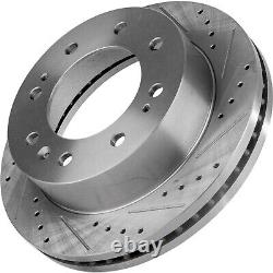 Front & Rear Brake Disc Rotors for Chevy Chevrolet Silverado 2500 HD Heavy Duty