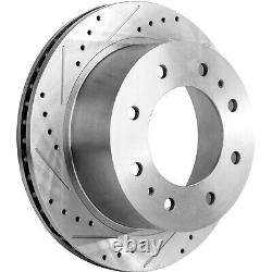 Front & Rear Brake Disc Rotors for Chevy Chevrolet Silverado 2500 HD Heavy Duty