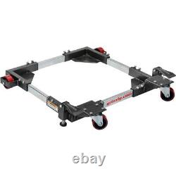 Grizzly Industrial Crawl Mobile Base Adjustable Steel Bars with Heavy Duty Casters