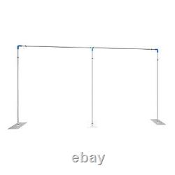 Heavy Duty Background Support System Curtain Frame Telescopic &Steel Base 3x6m
