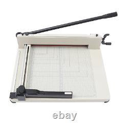 Heavy Duty Paper Cutter 17 Guillotine Page Trimmer METAL BASE Blade Scrap US
