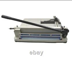Heavy Duty Paper Cutter 17 inch Manual Guillotine Page Trimmer Metal Base