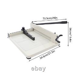 Heavy Duty Paper Cutter 17 inch Manual Guillotine Page Trimmer Metal Base US