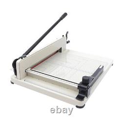 Heavy Duty Paper Cutter 17 inch Manual Guillotine Page Trimmer Metal Base US