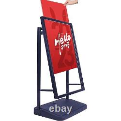 Heavy-Duty Sign Holder 24x36 Outdoor/Indoor Water Filled Base Board Sign Satnd
