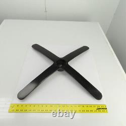 Heavy Duty Steel 4-Leg Table Fan Base 3 Slot 30-1/4 Overall OD