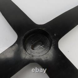 Heavy Duty Steel 4-Leg Table Fan Base 3 Slot 30-1/4 Overall OD