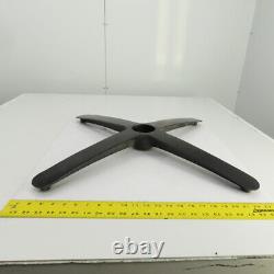 Heavy Duty Steel 4-Leg Table Fan Base 3 Slot 30-1/4 Overall OD