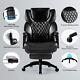 High Back Big Tall 400lb Office Chair With Footrest Heavy Duty Base Adjustable