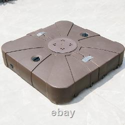 Mojia Cantilever Umbrella Weighted Base with Wheels 220 LB, Heavy Duty Outdoor P