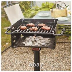 New Pilot Rock Heavy-Duty Multi-Level Park Grill Theft-proof Base Attachment