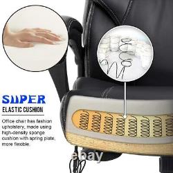 Office Chair 400lbs Heavy Duty Metal Base Ergonomic Massage Desk Chair