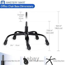 Office Chair Base Replacement Bundles, Heavy Duty 352LBs, Reinforced to