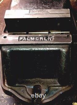 Palmgren Vintage Heavy Duty 6 Milling Vise With Swivel Base Original Complete