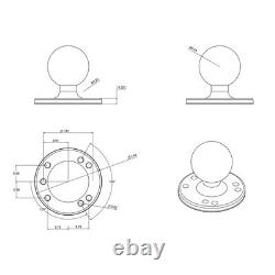 RAM POD Universal Heavy Duty Vehicle No-Drill Base for Laptop, Tablet, ELD