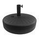 Round Heavy Duty Plastic Patio Umbrella Base Stand Weight For Outdoor Water Sand