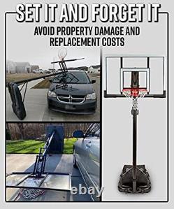 Standard Size, Black Heavy Duty Weighted Base Anchor for Basketball Hoops
